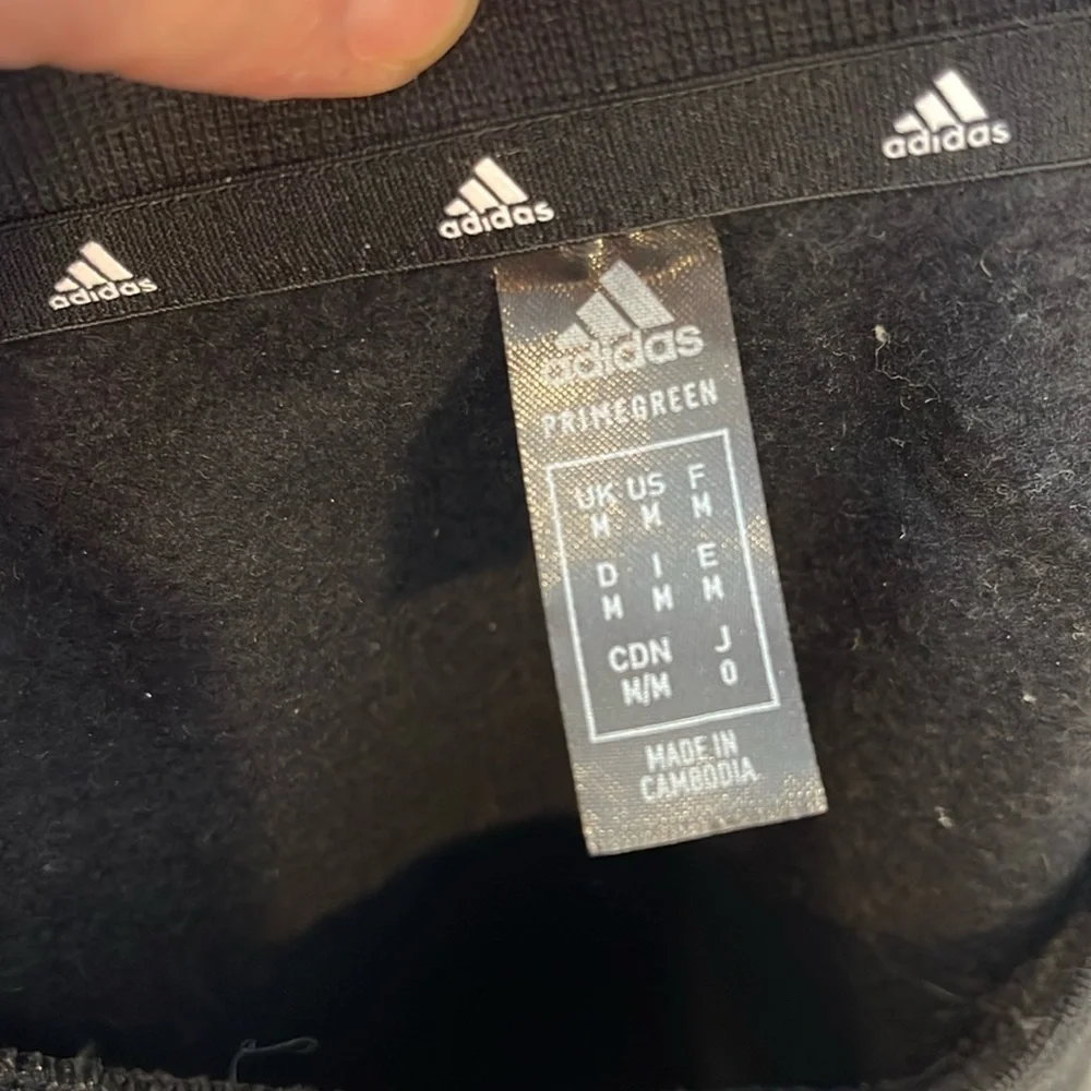 adidas Men's Essentials French Terry 3-Stripes Sweatshirt Size Medium